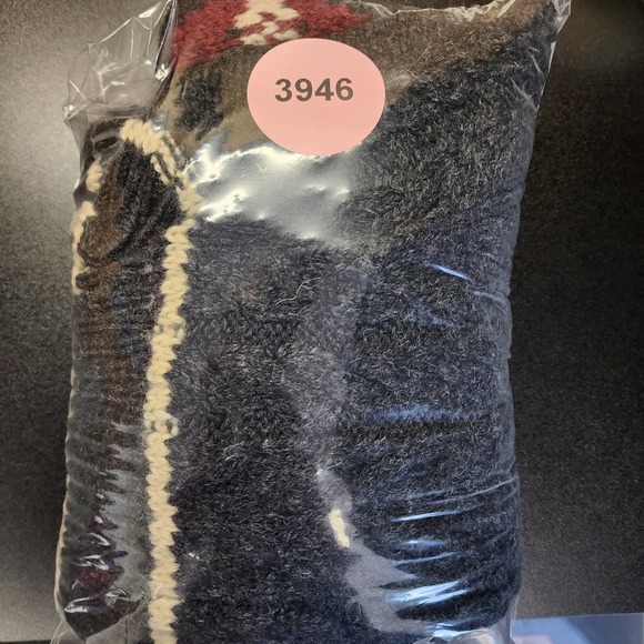 Vintage Chunky Wool Knit Gray Grandpa Sweater Size Medium - Picture 8 of 8